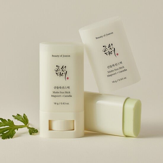 [Beauty of Joseon] Matte sun stick : Mugwort + Camelia 18g (SPF50+ PA++++) X 2EA [DOUBLE SET] - TIANSHOP