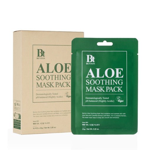 Benton Aloe Soothing Sheet Mask 23g X 10ea - TIANSHOP