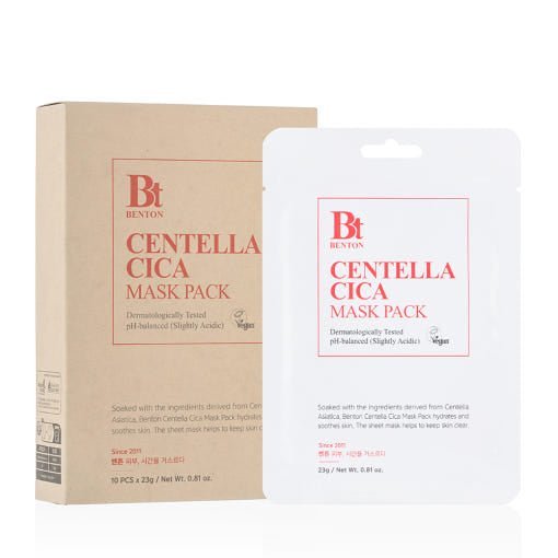 Benton Centella Cica Mask Pack 23g x 10ea - TIANSHOP