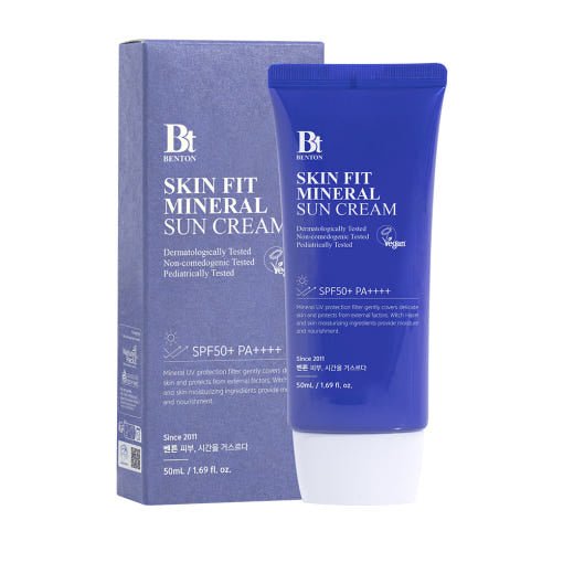 Benton Skin Fit Mineral Sun Cream SPF50+ PA++++ 50ml - TIANSHOP