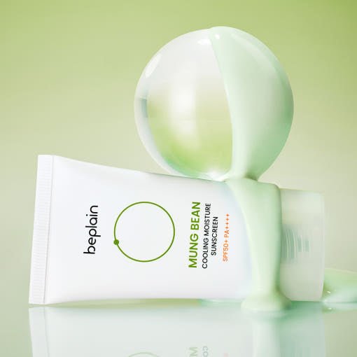 beplain Mung Bean Cooling Moisture Sunscreen SPF50+ PA++++ 50ml - TIANSHOP