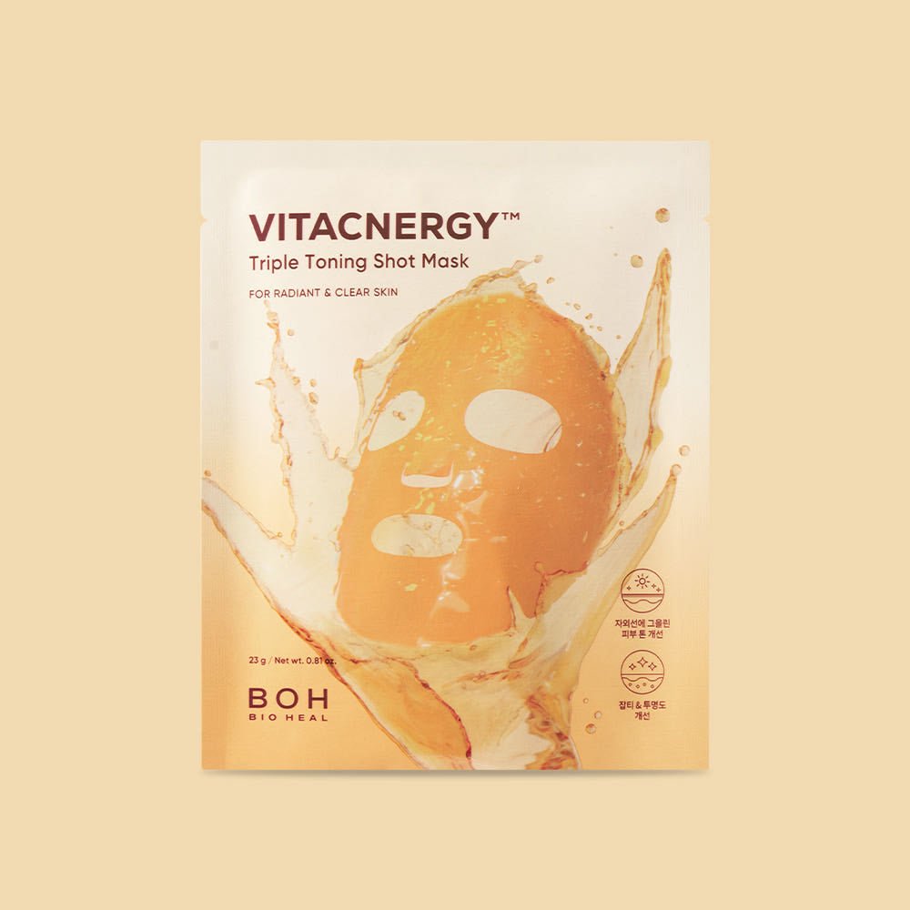 [BIO HEAL BOH] VITACNERGY Triple Toning Shot Mask 23g X (4+1)ea - TIANSHOP