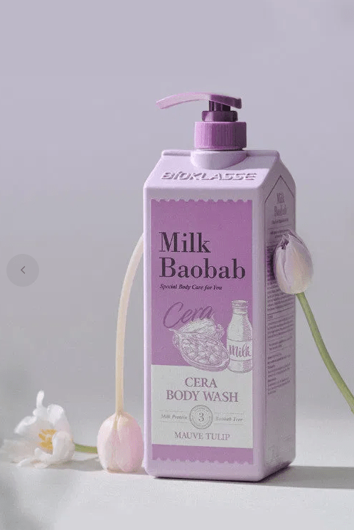 BIOKLASSE Milk Baobab Cera Body Wash 1200ml Mauve Tulip - TIANSHOP