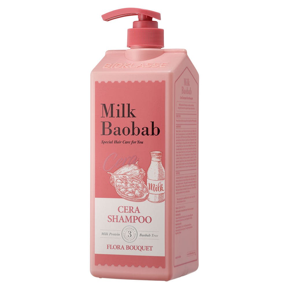 BIOKLASSE MILK BAOBAB CERA Hair Shampoo 1200ml Flora Bouquet - TIANSHOP