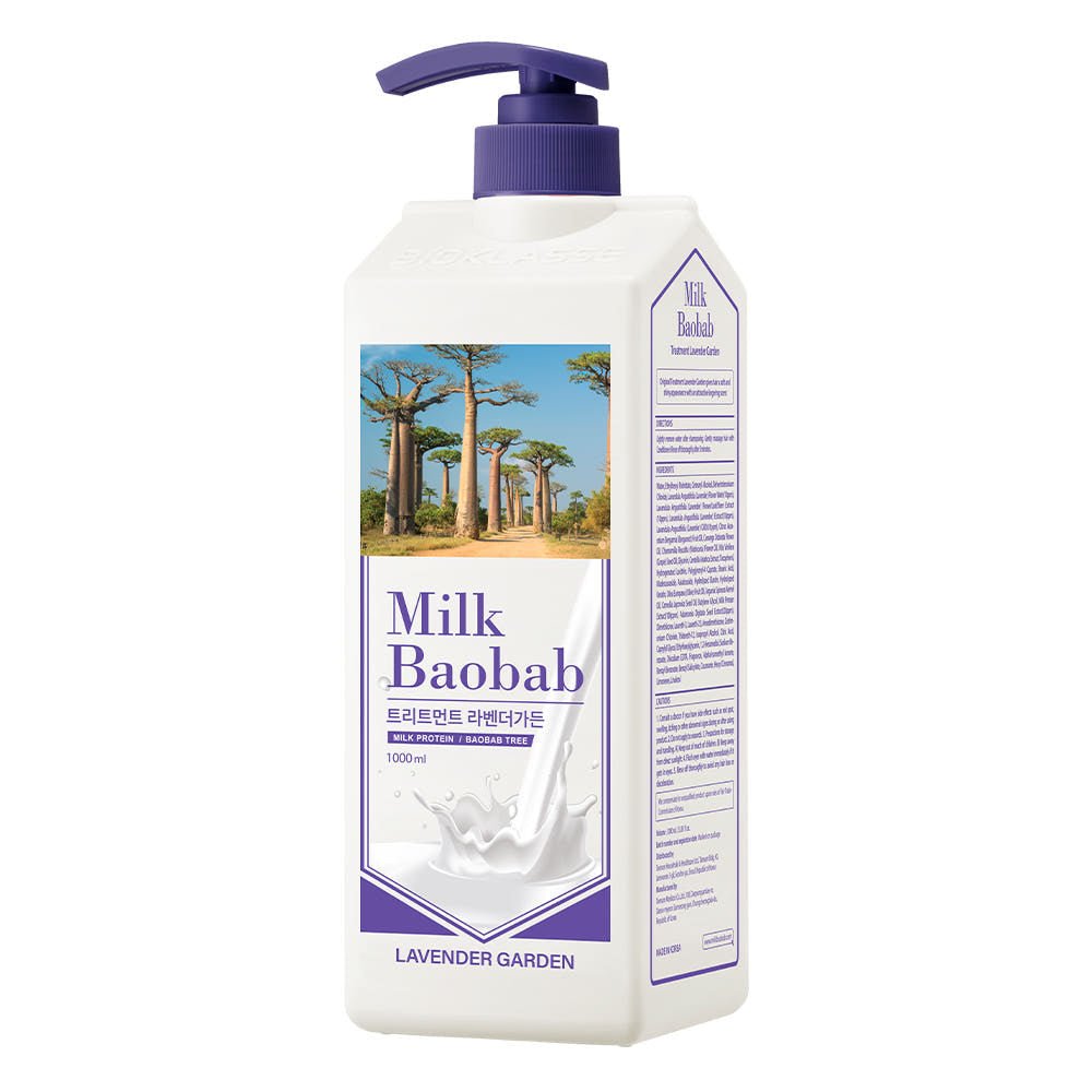 BIOKLASSE MILK BAOBAB Hair Treatment 1000ml Lavender Garden - TIANSHOP