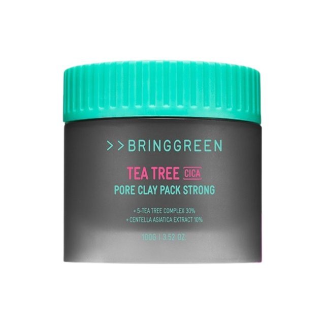 BRINGGREEN Tea Tree Cica Pore Clay Pack Strong 100g - TIANSHOP