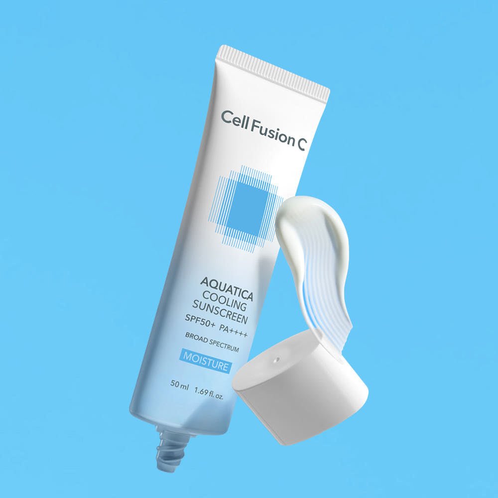 [Cell Fusion C] Aquatica Cooling Sunscreen SPF50+ PA++++ 50ml - TIANSHOP