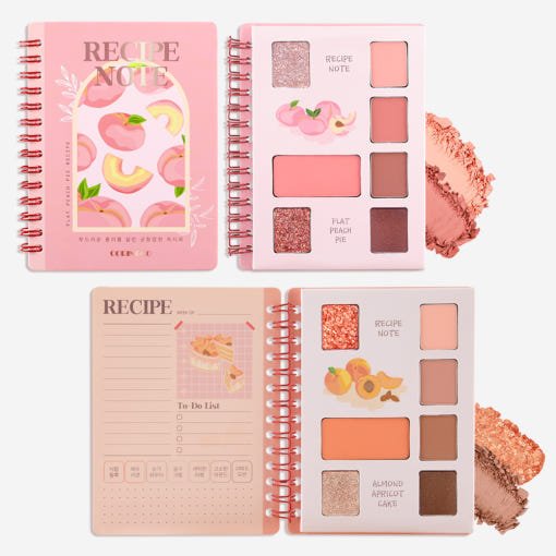 CORINGCO Recipe Note Eyeshadow Palette 10g (2 Types) - TIANSHOP
