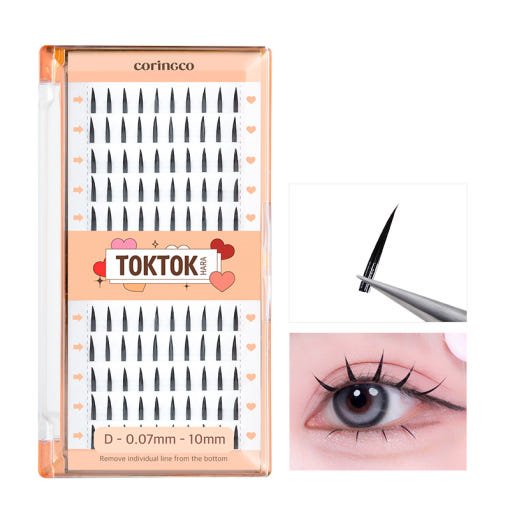 CORINGCO Toktok - Hara Bold Eyelash 100pcs (3 Types) - TIANSHOP