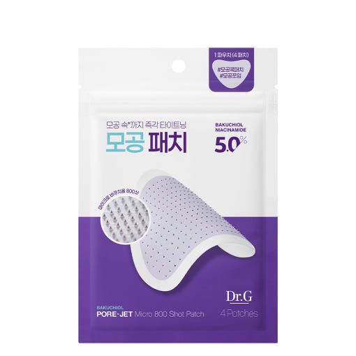 Dr.G Bakuchiol Pore - Jet Micro 800 Shot Patch 4P - TIANSHOP