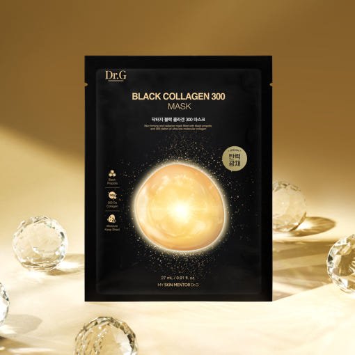 Dr.G Black Collagen 300 Mask 27g X 4ea - TIANSHOP