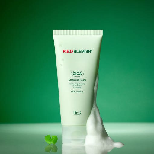 Dr.G RED BLEMISH Cica Cleansing Foam 120ml - TIANSHOP