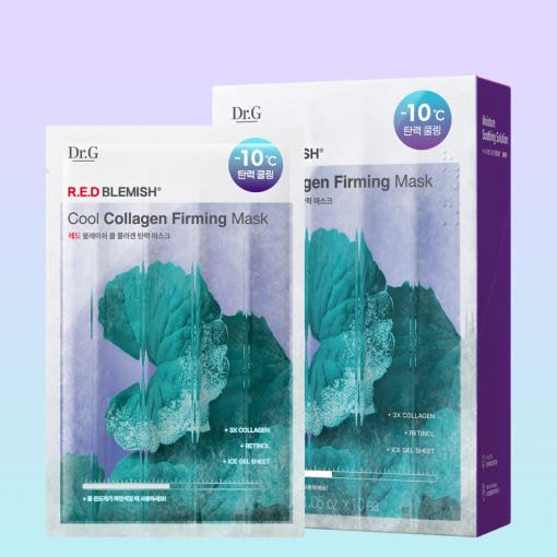 Dr.G RED BLEMISH Cool Collagen Firming Mask 30g X 10ea - TIANSHOP