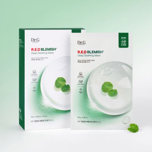 Dr.G RED BLEMISH Deep Soothing Mask 28g X 10ea - TIANSHOP