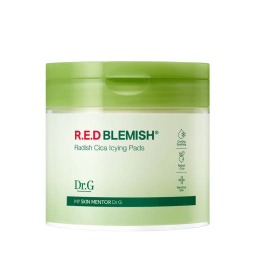 Dr.G RED BLEMISH Radish Cica Icying Pads 190ml/60sheets - TIANSHOP