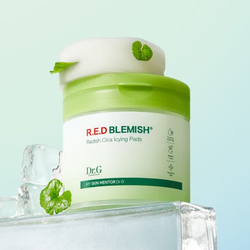 Dr.G RED BLEMISH Radish Cica Icying Pads 190ml/60sheets - TIANSHOP