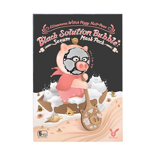 Elizavecca Witch Piggy Hell Black Solution Bubble Serum Mask Pack 28g*5pcs - TIANSHOP