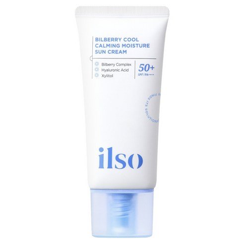 ilso Bilberry Cool Calming Moisture Sun Cream SPF 50+ PA++++ 50ml - TIANSHOP
