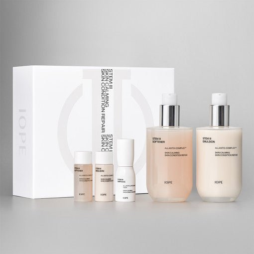 IOPE Stem 3 Softener & Emulsion Skincare SET - TIANSHOP