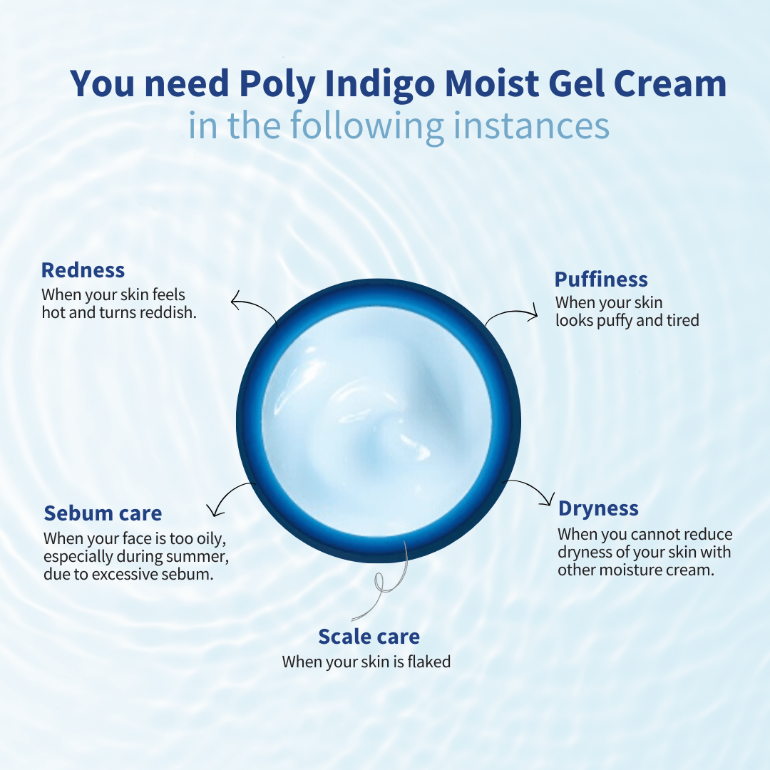 [JEJU INDI] Indigo Moist Gel Cream 80g - TIANSHOP