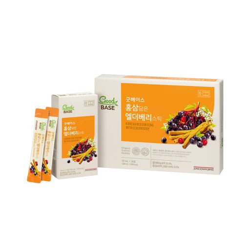 [Jung Kwan Jang] Good Base Korean Red Ginseng with Elderberry 10ml*30Sticks - TIANSHOP