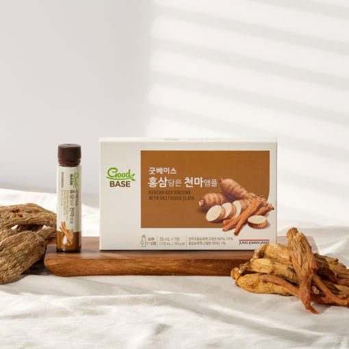 [Jung Kwan Jang] Goodbase Red Ginseng with Cheonma Ampoule 25ml*14ea - TIANSHOP