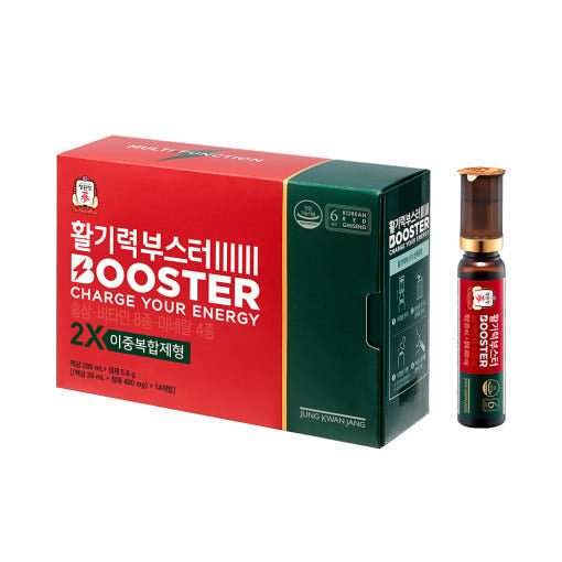 [Jung Kwan Jang] Hwal Gi Ruk Korean Red Ginseng Vital Tonic Liquid (20mL*14 bottles/Tablets400mg*14 tablets) - TIANSHOP