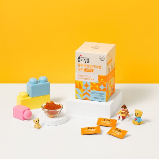 [Jung Kwan Jang] Kid Multivitamin & Mineral Gummies Mango Flavor 2.5g*60ea - TIANSHOP