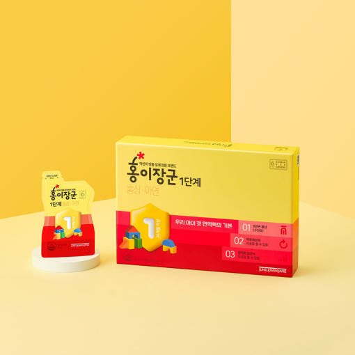 [Jung Kwan Jang] Kid Tonic Step 1 (Ages 3 - 4) 15ml x 30ea - TIANSHOP