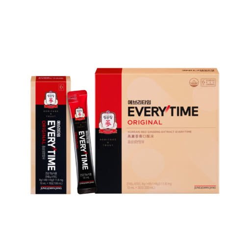 [Jung Kwan Jang] Korean Red Ginseng EveryTime 10mg*30Packs - TIANSHOP