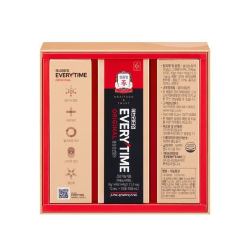 [Jung Kwan Jang] Korean Red Ginseng EveryTime 10mg*30Packs - TIANSHOP