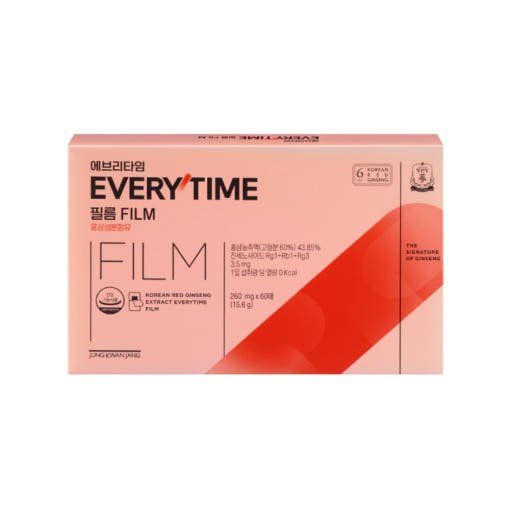 [Jung Kwan Jang] Korean Red Ginseng Extract Every Time FILM (260mg*60Sheets) - TIANSHOP