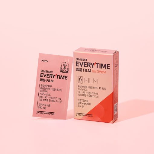 [Jung Kwan Jang] Korean Red Ginseng Extract Every Time FILM (260mg*60Sheets) - TIANSHOP
