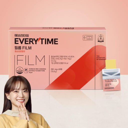 [Jung Kwan Jang] Korean Red Ginseng Extract Every Time FILM (260mg*60Sheets) - TIANSHOP