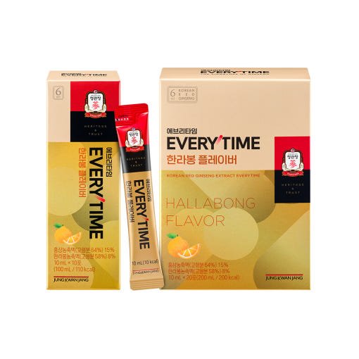 [Jung Kwan Jang] Korean Red Ginseng Extract Every Time Hallabong Flavor (10ml*20 Sticks) - TIANSHOP