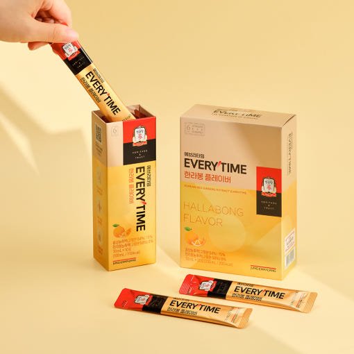 [Jung Kwan Jang] Korean Red Ginseng Extract Every Time Hallabong Flavor (10ml*20 Sticks) - TIANSHOP