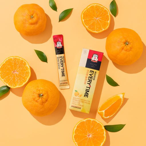 [Jung Kwan Jang] Korean Red Ginseng Extract Every Time Hallabong Flavor (10ml*20 Sticks) - TIANSHOP