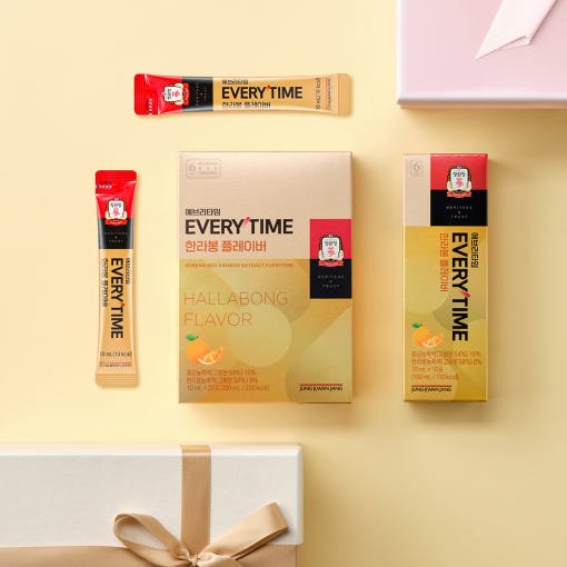 [Jung Kwan Jang] Korean Red Ginseng Extract Every Time Hallabong Flavor (10ml*20 Sticks) - TIANSHOP