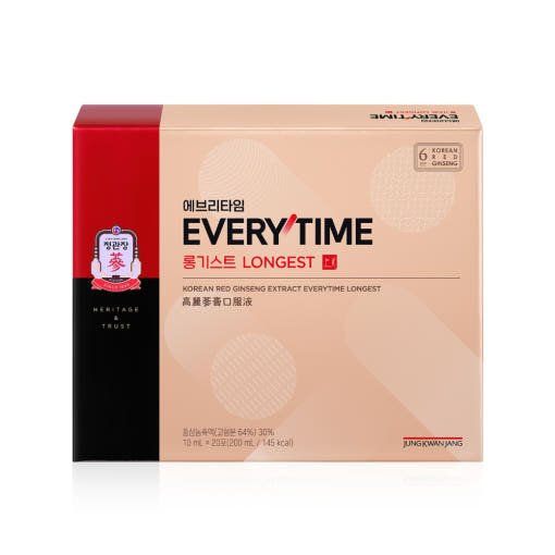 [Jung Kwan Jang] Korean Red Ginseng Extract Every Time LONGEST (10mg*20ea) - TIANSHOP