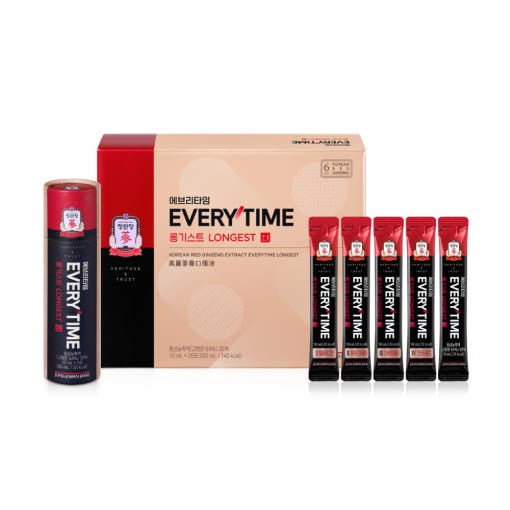 [Jung Kwan Jang] Korean Red Ginseng Extract Every Time LONGEST (10mg*20ea) - TIANSHOP