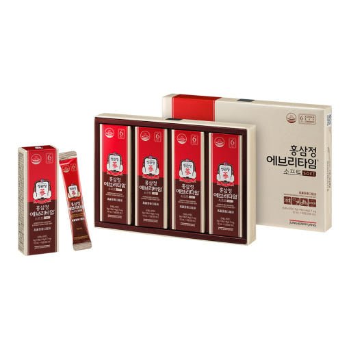 [Jung Kwan Jang] Korean Red Ginseng Extract EveryTime Soft 10mg*20Packs - TIANSHOP