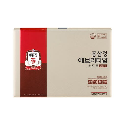 [Jung Kwan Jang] Korean Red Ginseng Extract EveryTime Soft 10mg*20Packs - TIANSHOP