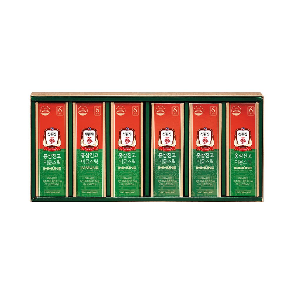 [Jung Kwan Jang] Korean Red Ginseng Extract Jin Go IMMUNE Stick 10g*30ea - TIANSHOP