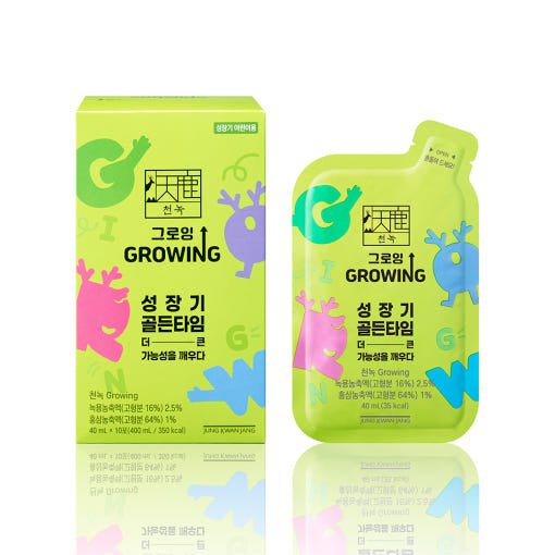 [Jung Kwan Jang] Korean Red Ginseng Extract Kid CheonNok GROWING 40ml*30ea - TIANSHOP