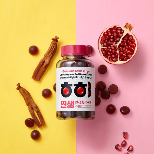 [Jung Kwan Jang] Korean Red Ginseng Extract Pomegranate Red Ginseng Gummy 4g*75ea - TIANSHOP