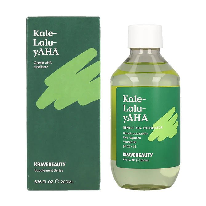 KRAVEBEAUTY Kale - Lalu - yAHA Gentle AHA Exfoliator 200ml - TIANSHOP