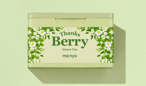 [MANYO FACTORY] Thanks Berry Green Tea Mask 310ml(30sheets) - TIANSHOP