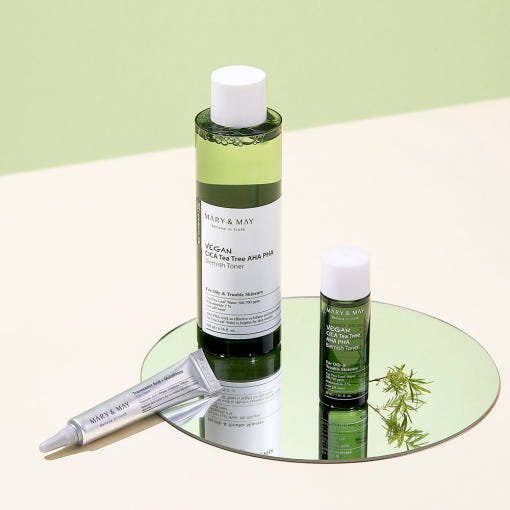 [MARY & MAY] Vegan Cica Teatree Toner Special SET - TIANSHOP