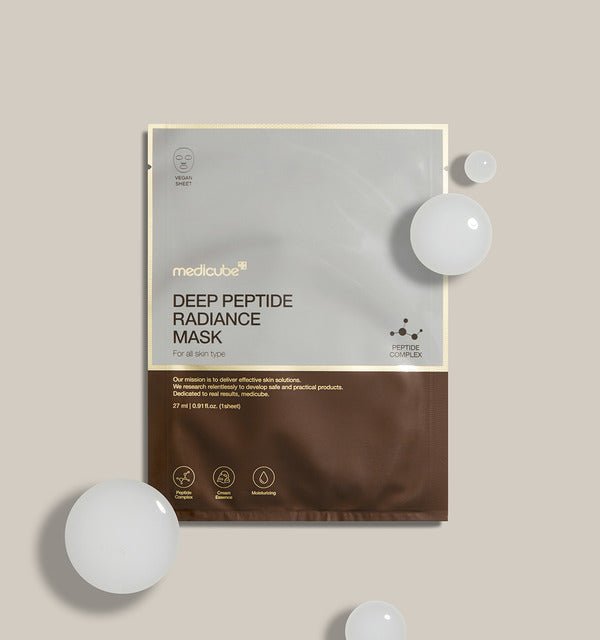 medicube Deep Peptide Radiance Mask 27g X 5ea - TIANSHOP