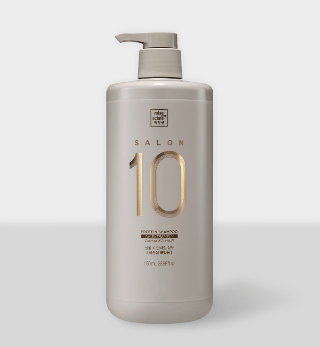 [mise en scene] Salon 10 Protein Shampoo for Extremely Damaged Hair 1150ml - TIANSHOP